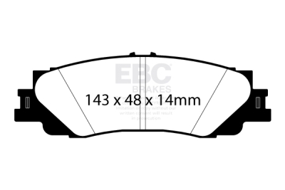 EBC Bluestuff NDX | brzdové destičky zadní DP52461NDX