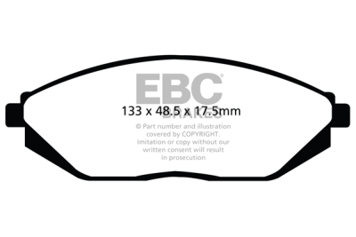 EBC sada brzd PD01KF | destičky Greenstuff & kotouče Standard přední PD01KF292