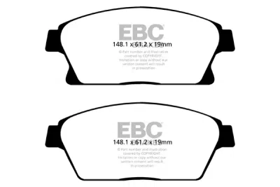 EBC sada brzd PD01KF | destičky Greenstuff & kotouče Standard přední PD01KF282