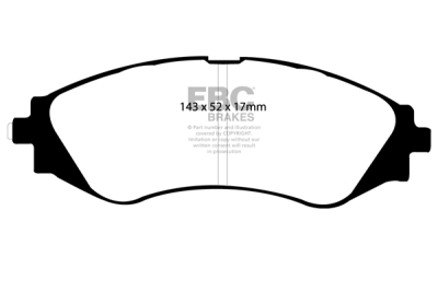EBC sada brzd PD01KF | destičky Greenstuff & kotouče Standard přední PD01KF285