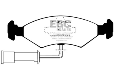 EBC sada brzd PD01KF | destičky Greenstuff & kotouče Standard přední PD01KF527