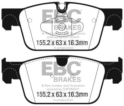 EBC sada brzd PD01KF | destičky Greenstuff & kotouče Standard přední PD01KF1742