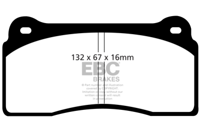 EBC sada brzd PD15KR | destičky Orangestuff & kotouče TurboGroove zadní PD15KR043
