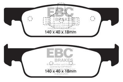 EBC sada brzd PD09KF | destičky Bluestuff & kotouče Ultimax přední PD09KF1292