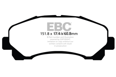 EBC Yellowstuff | brzdové destičky přední  DP42113R