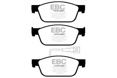EBC Greenstuff | brzdové destičky přední DP22096