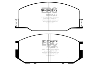 EBC Yellowstuff | brzdové destičky přední  DP4456R