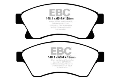 EBC sada brzd PD06KF | destičky Greenstuff & kotouče Ultimax přední PD06KF128