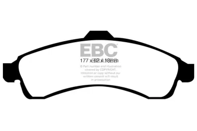 EBC sada brzd PD13KF | destičky Yellowstuff & kotouče TurboGroove přední PD13KF184