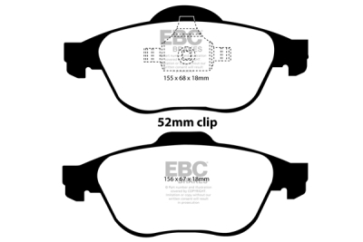 EBC Yellowstuff | brzdové destičky přední  DP41394R