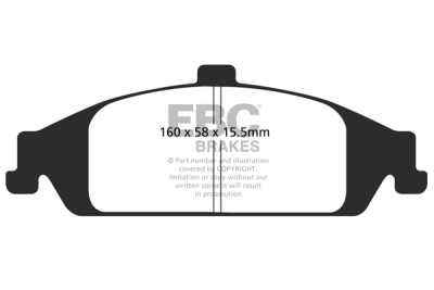 EBC Greenstuff | brzdové destičky přední DP21243