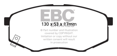EBC sada brzd PD11KF | destičky Greenstuff & kotouče TurboGroove přední PD11KF741