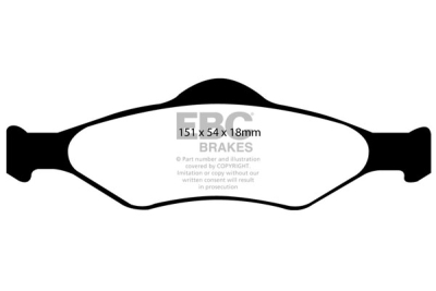 EBC sada brzd PD01KF | destičky Greenstuff & kotouče Standard přední PD01KF556