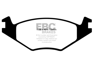 EBC Yellowstuff | brzdové destičky přední  DP4517R