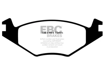 EBC sada brzd PD04KF | destičky Bluestuff & kotouče Standard přední PD04KF942