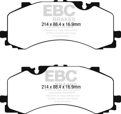 EBC Bluestuff NDX | brzdové destičky přední  DP52279NDX