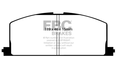 EBC sada brzd PD04KF | destičky Bluestuff & kotouče Standard přední PD04KF911
