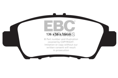 EBC Greenstuff | brzdové destičky přední DP22041