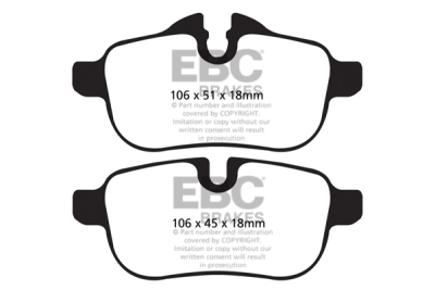 EBC Greenstuff | brzdové destičky zadní DP22046