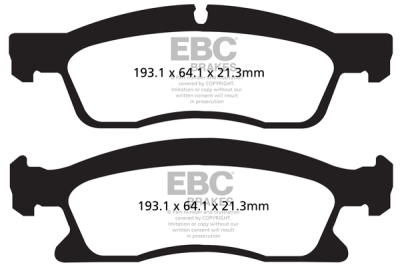EBC sada brzd PD03KF | destičky Yellowstuff & kotouče Standard přední PD03KF1456