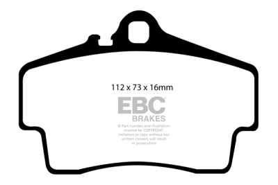 EBC sada brzd PD05KR | destičky Orangestuff & kotouče Standard zadní PD05KR104