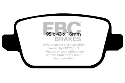 EBC sada brzd PD01KR | destičky Greenstuff & kotouče Standard zadní PD01KR299