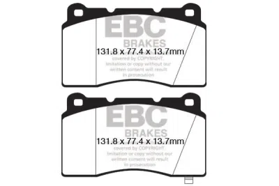 EBC sada brzd PD07KF | destičky Redstuff & kotouče Ultimax přední PD07KF320
