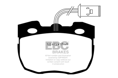 EBC sada brzd PD03KF | destičky Yellowstuff & kotouče Standard přední PD03KF630