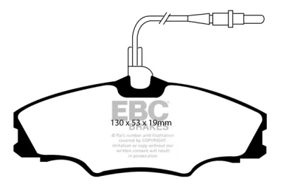 EBC sada brzd PD01KF | destičky Greenstuff & kotouče Standard přední PD01KF1198