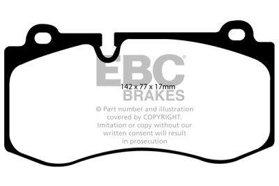 EBC sada brzd PD07KF | destičky Redstuff & kotouče Ultimax přední PD07KF291