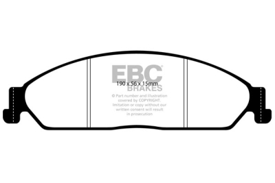 EBC Greenstuff | brzdové destičky přední DP21511