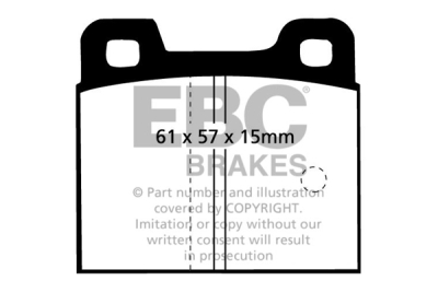 EBC Bluestuff NDX | brzdové destičky zadní DP51930NDX