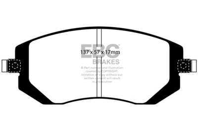 EBC sada brzd PD16KF | destičky Greenstuff & kotouče BSD přední PD16KF089