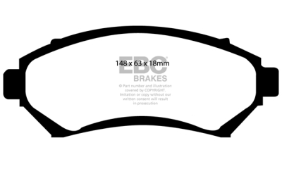 EBC sada brzd PD01KF | destičky Greenstuff & kotouče Standard přední PD01KF1172