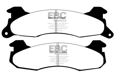 EBC Redstuff | brzdové destičky zadní DP31161C