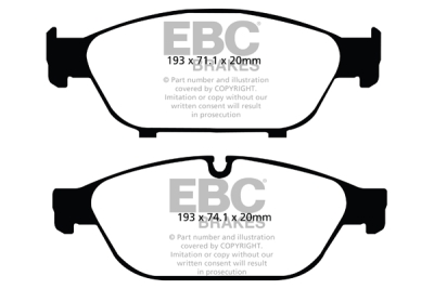 EBC sada brzd PD06KF | destičky Greenstuff & kotouče Ultimax přední PD06KF710
