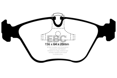 EBC sada brzd PD06KF | destičky Greenstuff & kotouče Ultimax přední PD06KF106