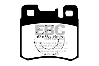 EBC sada brzd PD01KR | destičky Greenstuff & kotouče Standard zadní PD01KR537