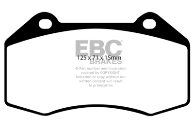 EBC Bluestuff NDX | brzdové destičky přední DP51539NDX