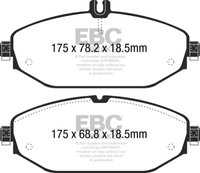 EBC sada brzd PD01KF | destičky Greenstuff & kotouče Standard přední PD01KF1926