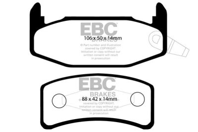 EBC Greenstuff | brzdové destičky zadní DP2978