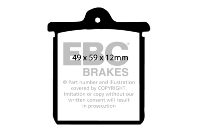 EBC Greenstuff | brzdové destičky zadní DP22440