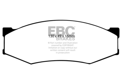 EBC Greenstuff | brzdové destičky přední DP2538