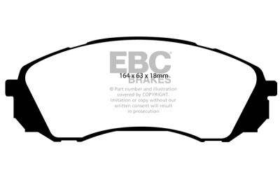 EBC Greenstuff | brzdové destičky přední DP21953