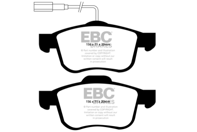 EBC Greenstuff | brzdové destičky přední DP21904