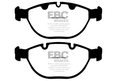 EBC Yellowstuff | brzdové destičky přední DP41472R
