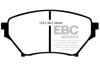 EBC sada brzd PD04KF | destičky Bluestuff & kotouče Standard přední PD04KF439