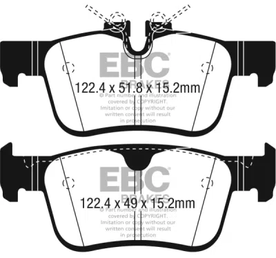 EBC sada brzd PD01KR | destičky Greenstuff & kotouče Standard zadní PD01KR913