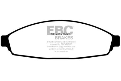 EBC Greenstuff | brzdové destičky přední DP21676