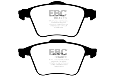 EBC Greenstuff | brzdové destičky přední DP21679
